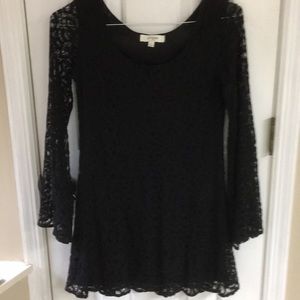 Black lace dress